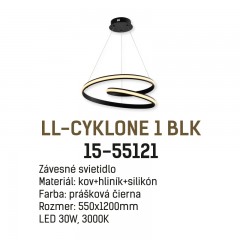 CYKLONE 1 BLK detail