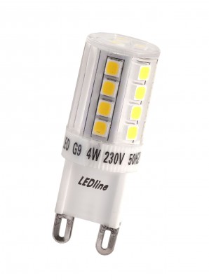 Výkonná žiarovka LED G9 4W