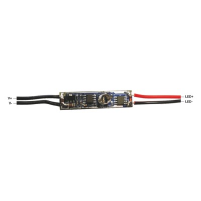 Mini dotykový stmievač LED pásov do ALU profilu